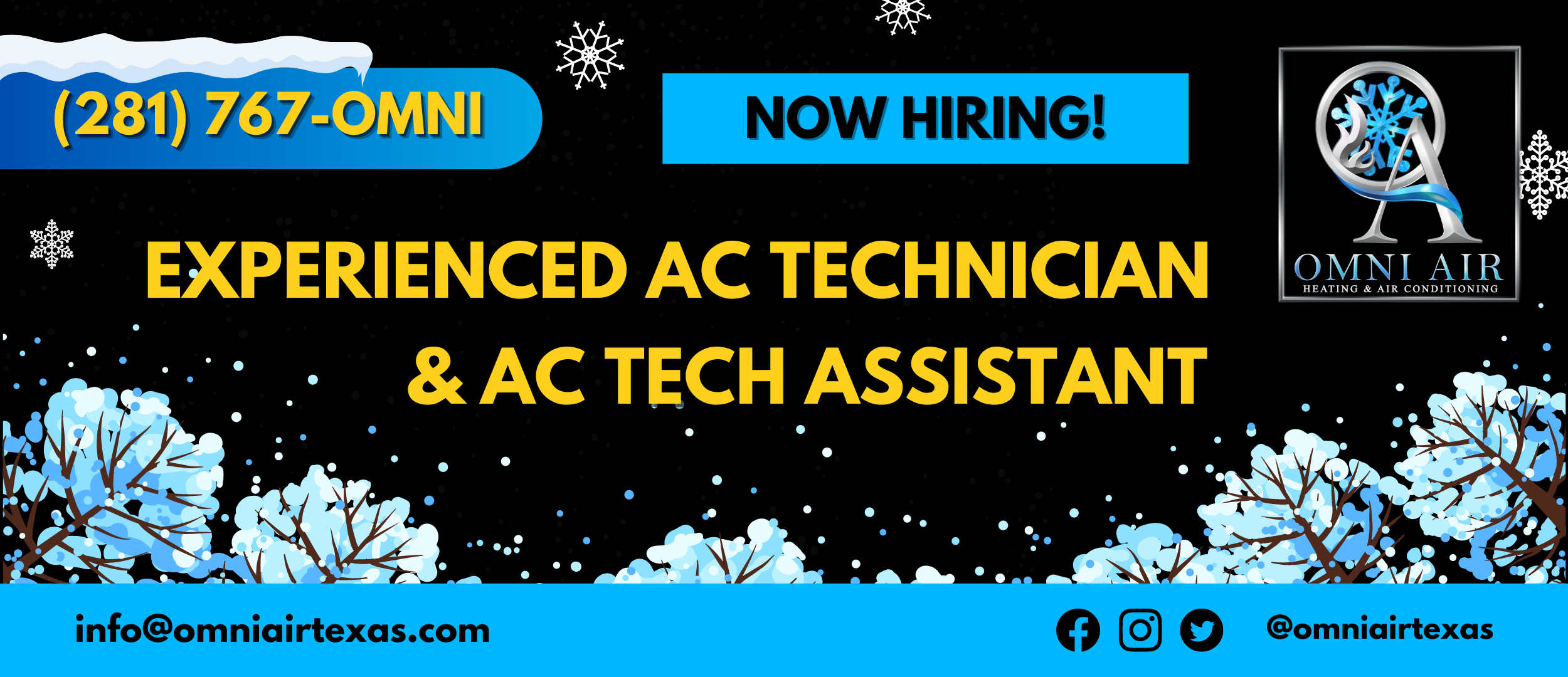 Now Hiring Experienced AC Technician