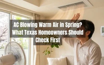 AC Blowing Warm Air in Spring? What Texas Homeowners Should Check First