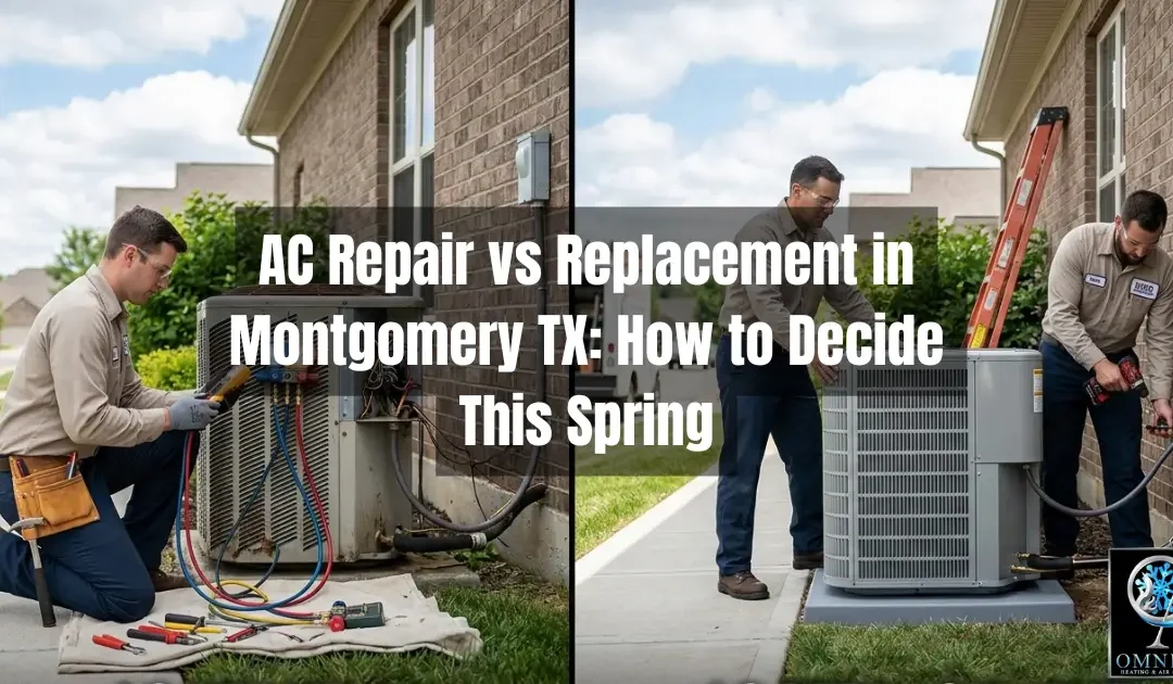 AC Repair vs Replacement in Montgomery TX: How to Decide This Spring