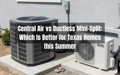 Central Air vs Ductless Mini-Split: Which Is Better for Texas Homes in Summer?