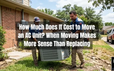 How Much Does It Cost to Move an AC Unit? When Moving Makes More Sense Than Replacing