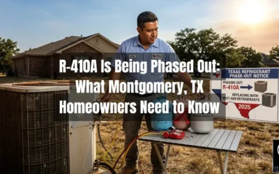 R-410A Is Being Phased Out: What Montgomery, TX Homeowners Need to Know in 2026