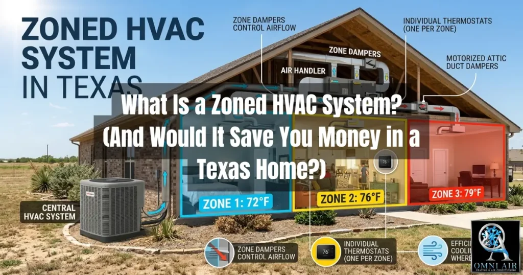 What Is a Zoned HVAC System? (And Would It Save You Money in a Montgomery Texas Home?)