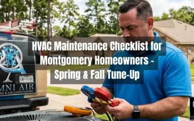 HVAC Maintenance Checklist for Montgomery TX Homeowners: Spring & Fall Tune-Up